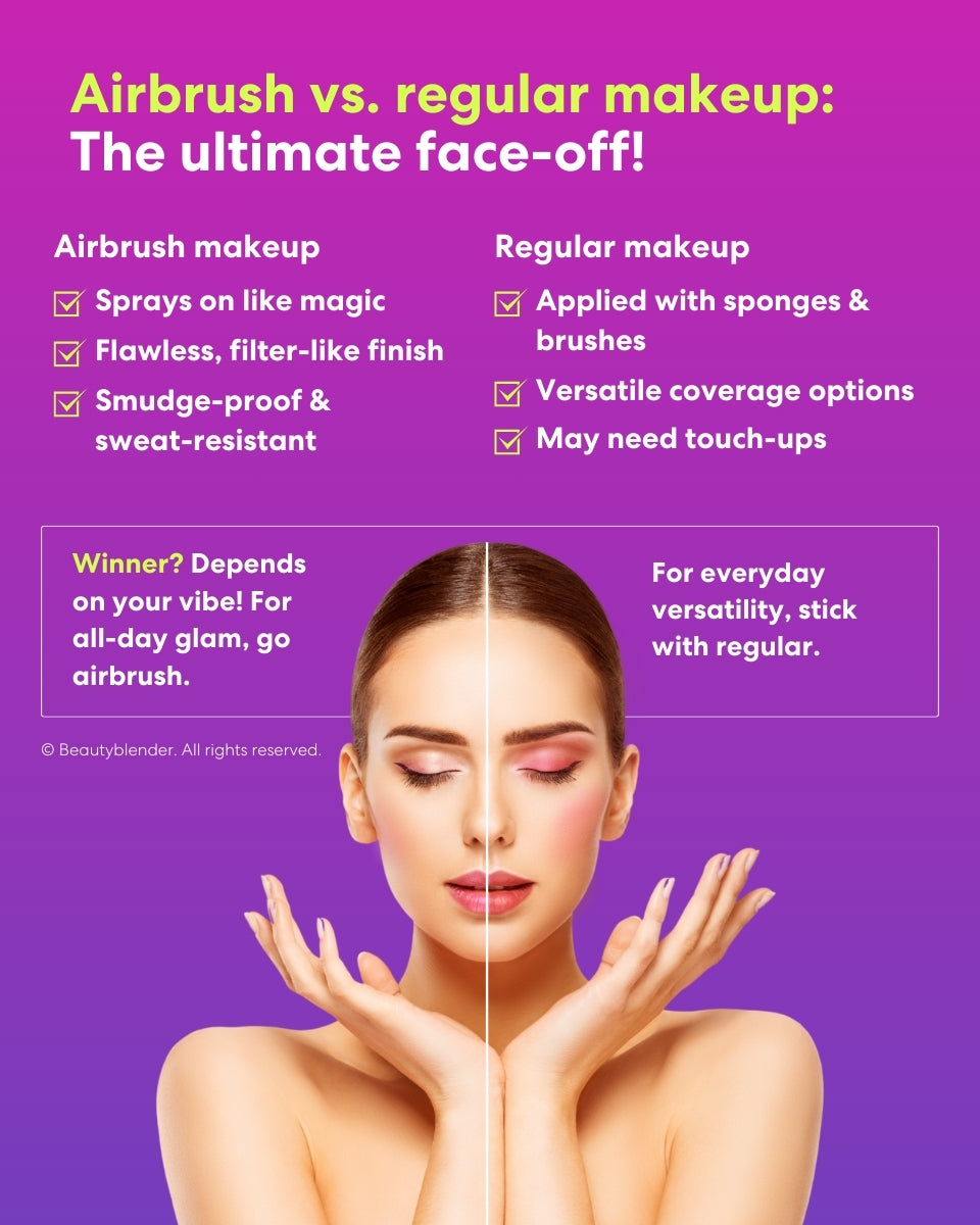 Airbrush vs regular makeup: The ultimate face-off!