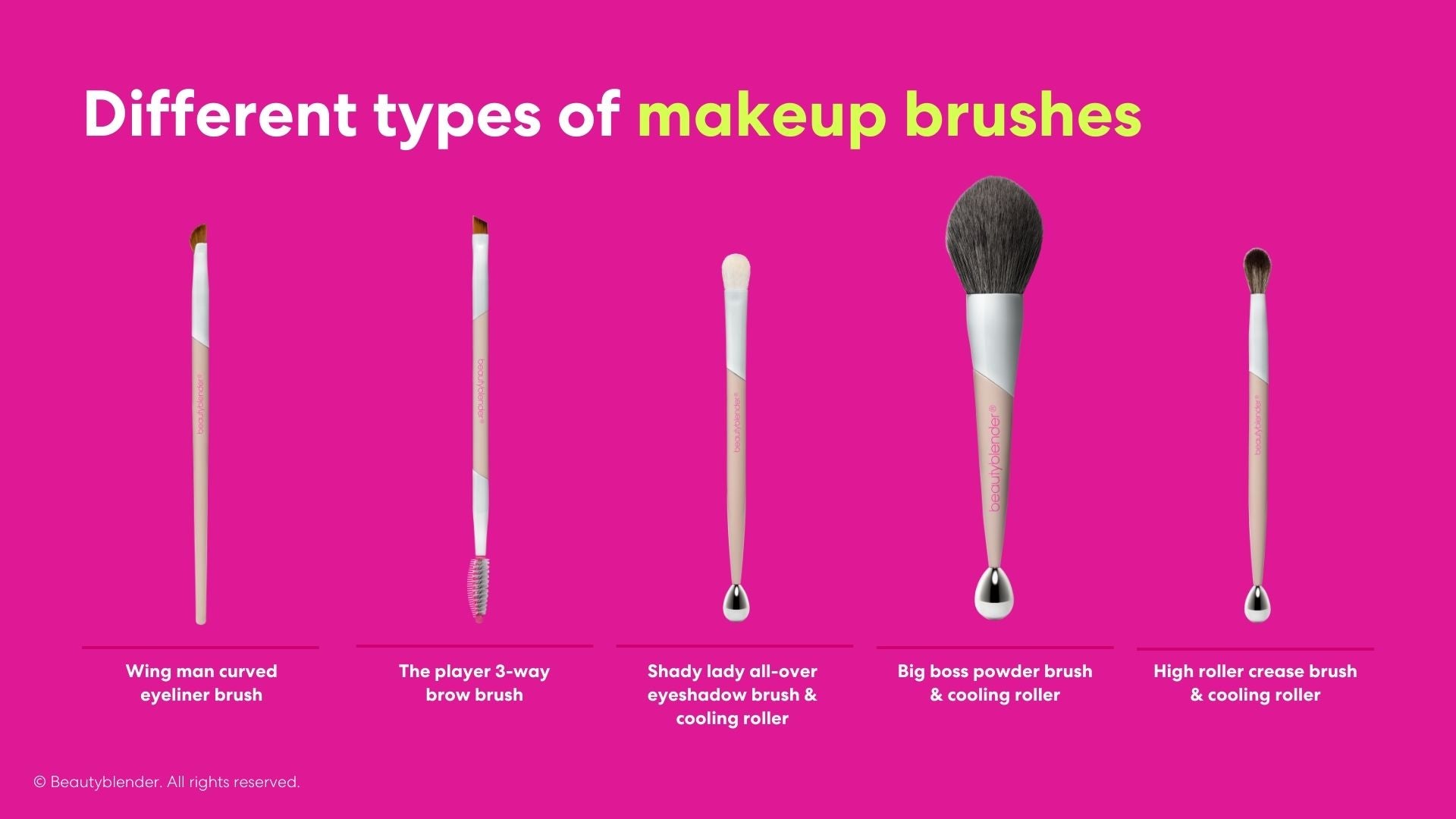 Different Types of Makeup Brushes