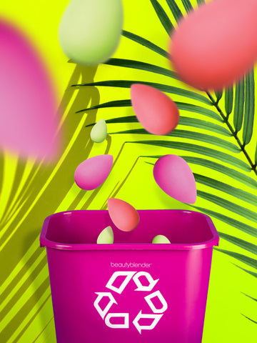 how to recycle your makeup sponge
